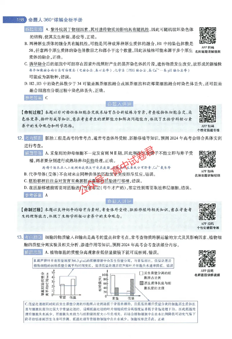 天星教育2024年高考临考预测押题密卷江西专版命题人360度详解全息手册(1)_1_2024高考押题卷_12024天星全系列_@@@天星临考押题密卷汇总重复_2024年tx高考临考押题密卷江西专版