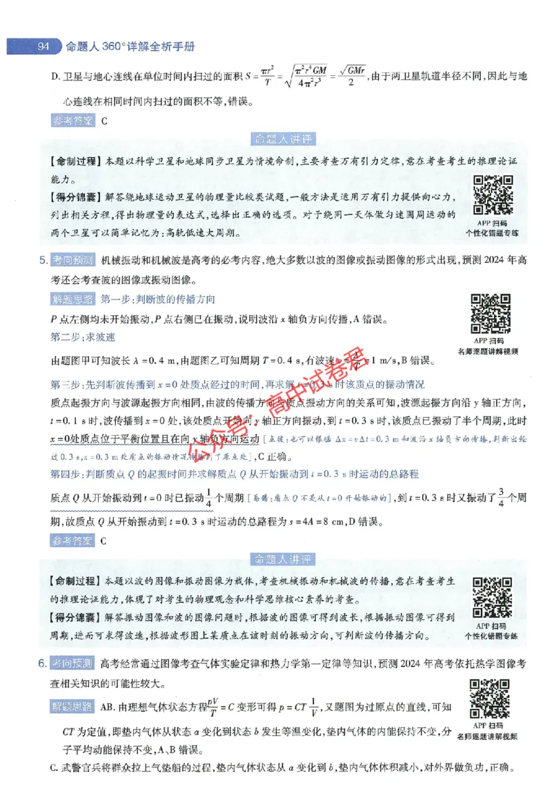 天星教育2024年高考临考预测押题密卷江西专版命题人360度详解全息手册(1)_1_2024高考押题卷_12024天星全系列_@@@天星临考押题密卷汇总重复_2024年tx高考临考押题密卷江西专版