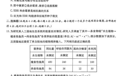 湖南名校联考联合体2026届高三年级1月联考生物学试卷+答案(1)_2026年1月_260106湖南省名校联考联合体2025-2026学年高三上学期1月联考（全科）