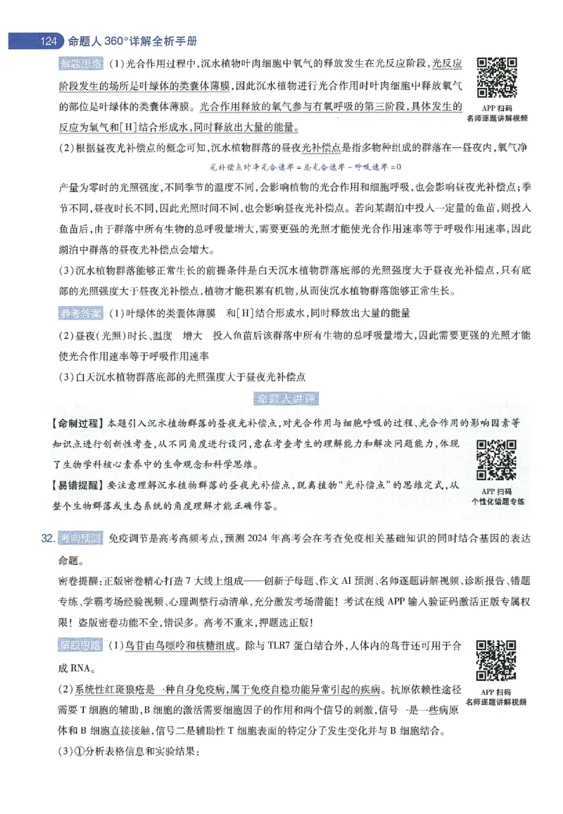 天星教育2024年高考临考预测押题密卷新教材理科卷命题人360度详解全息手册_2024高考押题卷_12024天星全系列_@@@天星临考押题密卷汇总重复