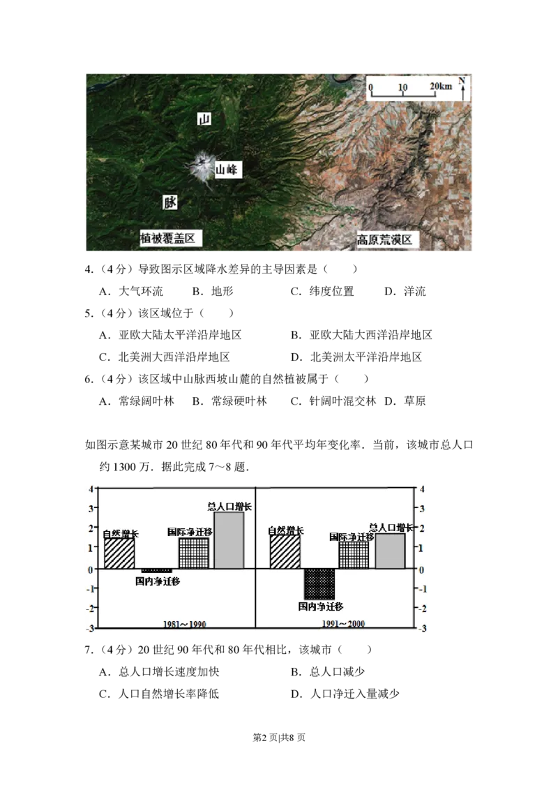 2013年高考地理试卷（新课标Ⅰ）（空白卷）_地理历年高考真题_新&middot;PDF版2008-2025&middot;高考地理真题_地理（按省份分类）2008-2025_2008-2025&middot;（湖北）地理高考真题