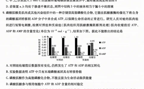 重庆市南开中学高2026届高三第一次质量检测+生物_2025年9月_250903重庆市南开中学高2026届高三第一次质量检测（全科）