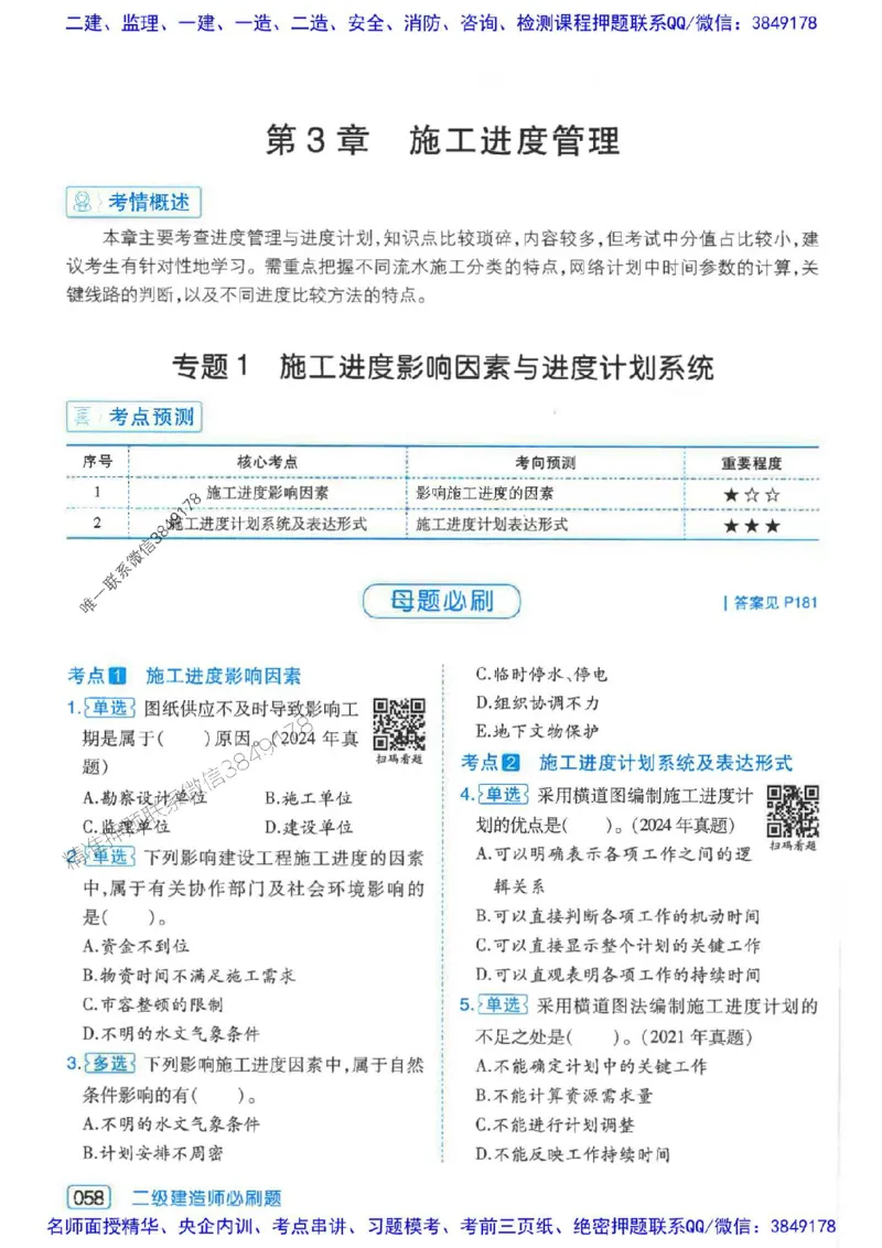 2026年二建管理-核心考点必刷题推荐_2026二建全科_2026二级建造师（持续更新）看这里_2026二建管理SVIP_01-精华文档✿电子教材✿历年真题