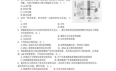 2010年高考生物试卷（广东）（解析卷）_生物历年高考真题_新&middot;Word版2008-2025&middot;高考生物真题_生物（按试卷类型分类）2008-2025_自主命题卷&middot;生物（2008-2025）