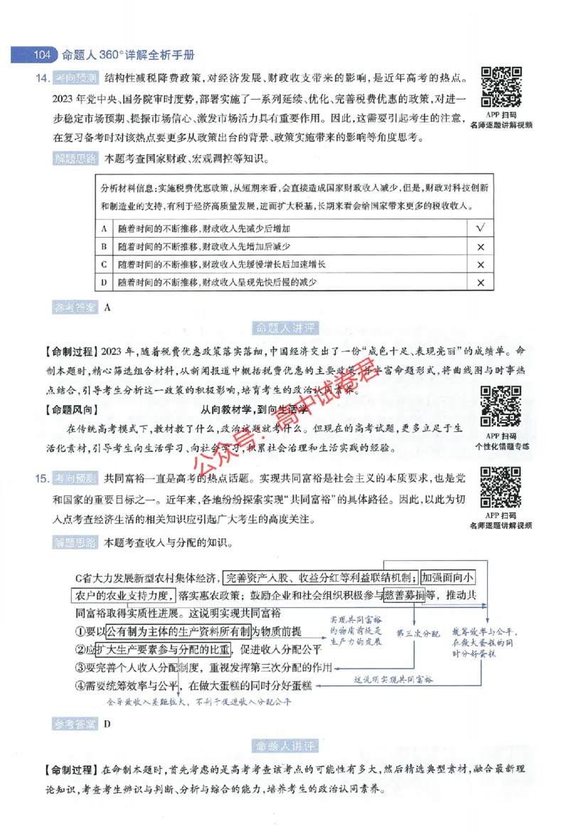 天星教育2024年高考临考预测押题密卷全国版文科卷命题人360度详解全息手册_1_2024高考押题卷_12024天星全系列_@@@天星临考押题密卷汇总重复