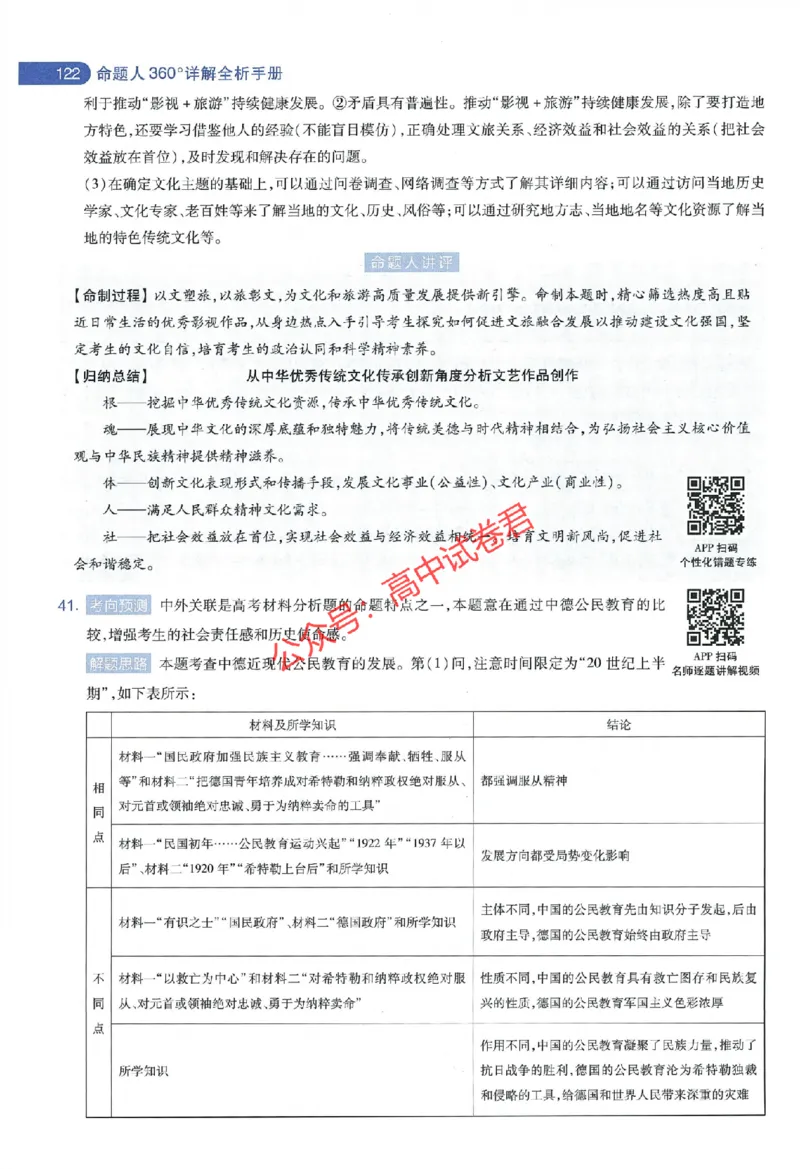 天星教育2024年高考临考预测押题密卷全国版文科卷命题人360度详解全息手册_1_2024高考押题卷_12024天星全系列_@@@天星临考押题密卷汇总重复