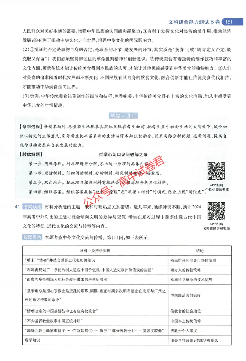 天星教育2024年高考临考预测押题密卷全国版文科卷命题人360度详解全息手册_1_2024高考押题卷_12024天星全系列_@@@天星临考押题密卷汇总重复