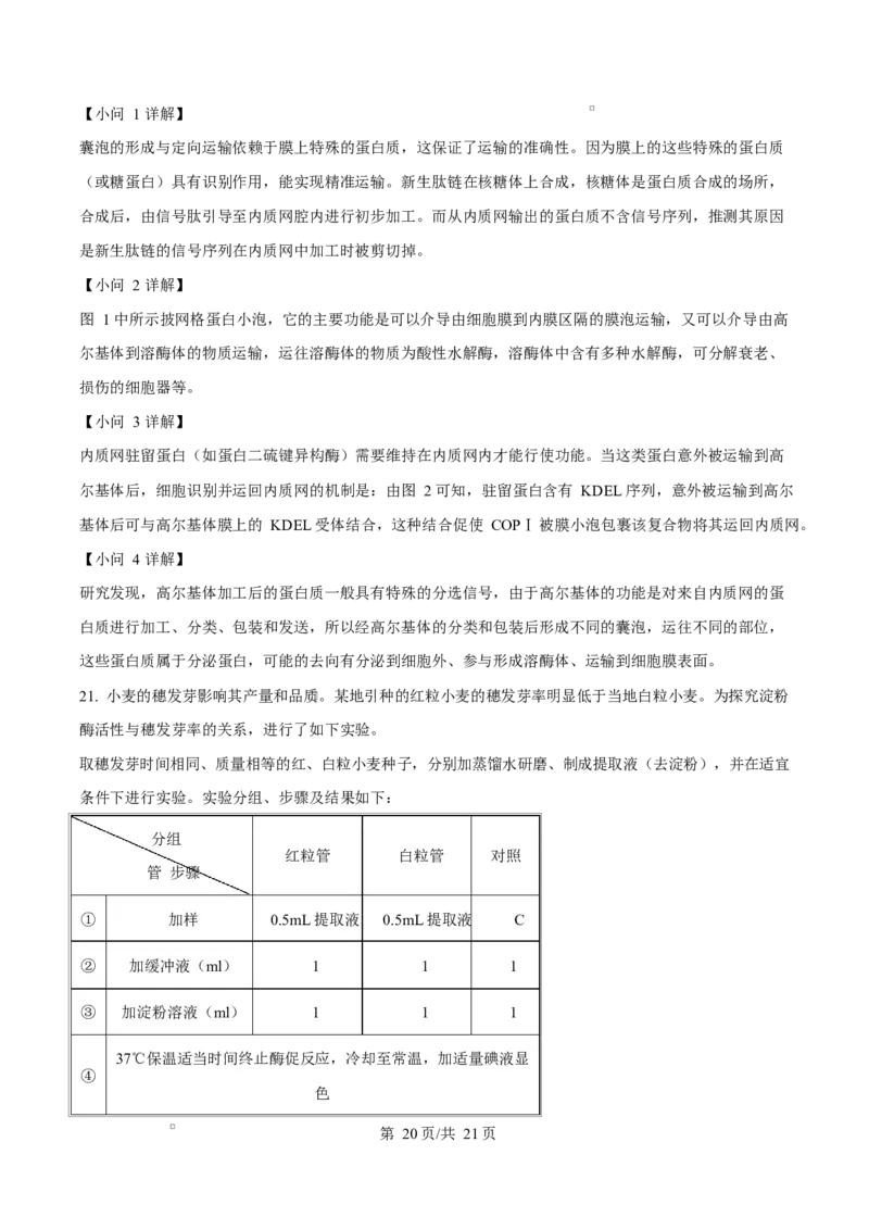 陕西省咸阳市实验中学2026届高三上学期第二次质量检测+生物答案_2025年10月_12026年试卷教辅资源等多个文件_251019陕西省咸阳市实验中学2026届高三上学期第二次质量检测（全科）