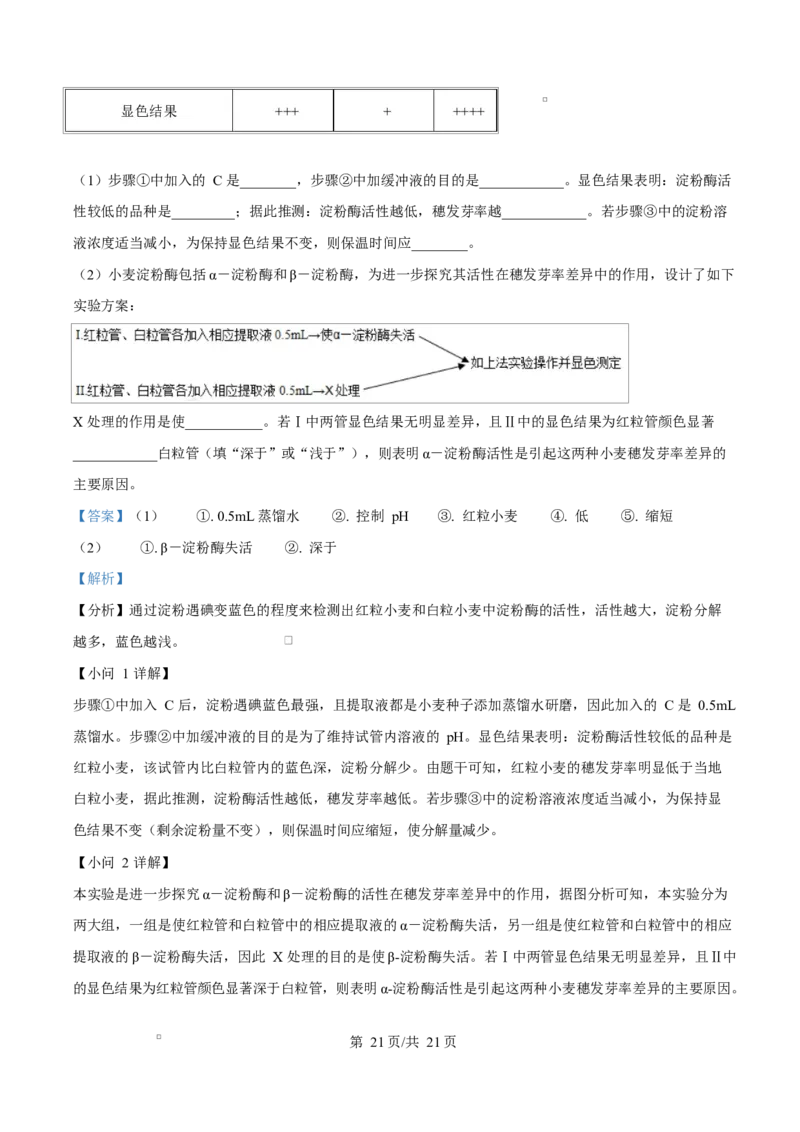 陕西省咸阳市实验中学2026届高三上学期第二次质量检测+生物答案_2025年10月_12026年试卷教辅资源等多个文件_251019陕西省咸阳市实验中学2026届高三上学期第二次质量检测（全科）
