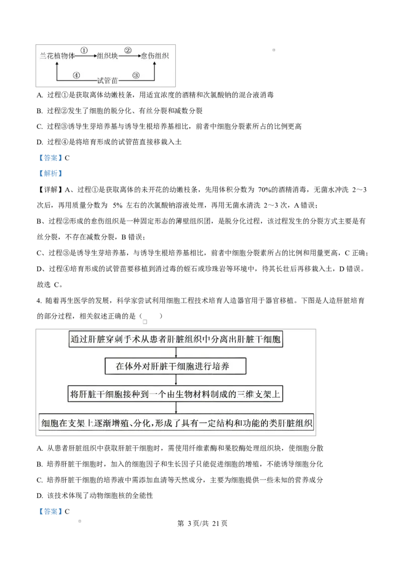 陕西省咸阳市实验中学2026届高三上学期第二次质量检测+生物答案_2025年10月_12026年试卷教辅资源等多个文件_251019陕西省咸阳市实验中学2026届高三上学期第二次质量检测（全科）
