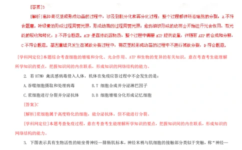 2013年高考生物试卷（四川）（解析卷）_生物历年高考真题_新&middot;PDF版2008-2025&middot;高考生物真题_生物（按年份分类）2008-2025_2013&middot;高考生物真题