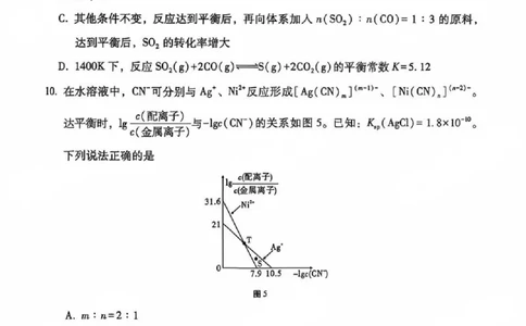 贵州省贵阳第一中学2025届高考适应性月考卷（八）化学_2025年5月_250529贵州省贵阳第一中学2025届高考适应性月考卷（八）（全科）