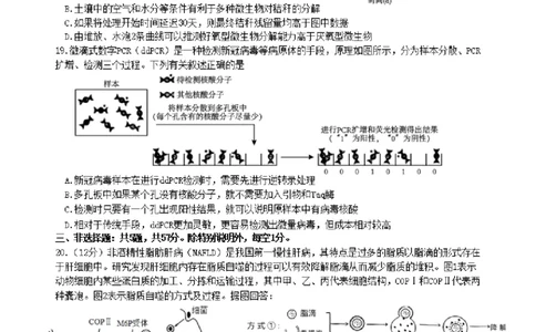 2024届高三夏令营学习能力测试生物试题_2023年8月_01每日更新_18号_2024届江苏省华罗庚中学高三上学期暑期夏令营学习能力测试