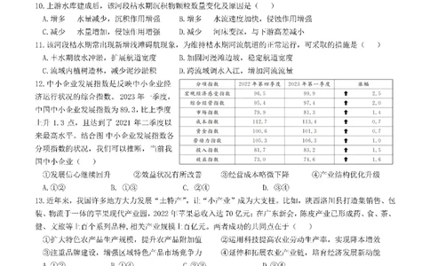 1_2024年3月_013月合集_2024届四川省成都市第七中学高三下学期二诊模拟考试_四川省成都市第七中学2023-2024学年高三下学期&ldquo;二诊&rdquo;模拟考试文综试题
