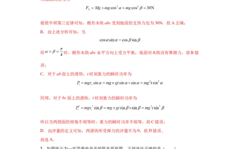 物理-2024届新高三开学摸底考试卷（山东专用）(解析版)_2024届新高三开学摸底考试卷_物理-2024届新高三开学摸底考试卷_物理-2024届新高三开学摸底考试卷（山东专用）