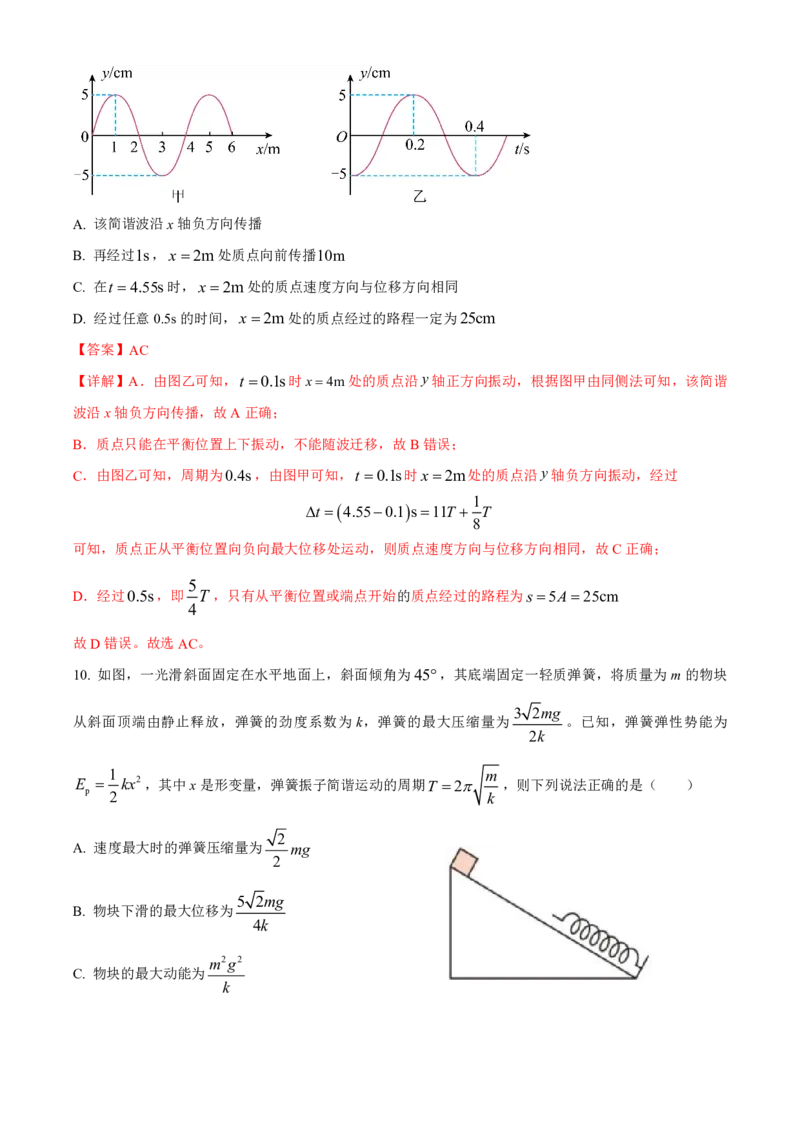 安徽省合肥一中2025-2026学年高三上学期1月考试物理答案(1)_2026年1月_260116安徽省合肥一中2025-2026学年高三上学期1月考试（全科）