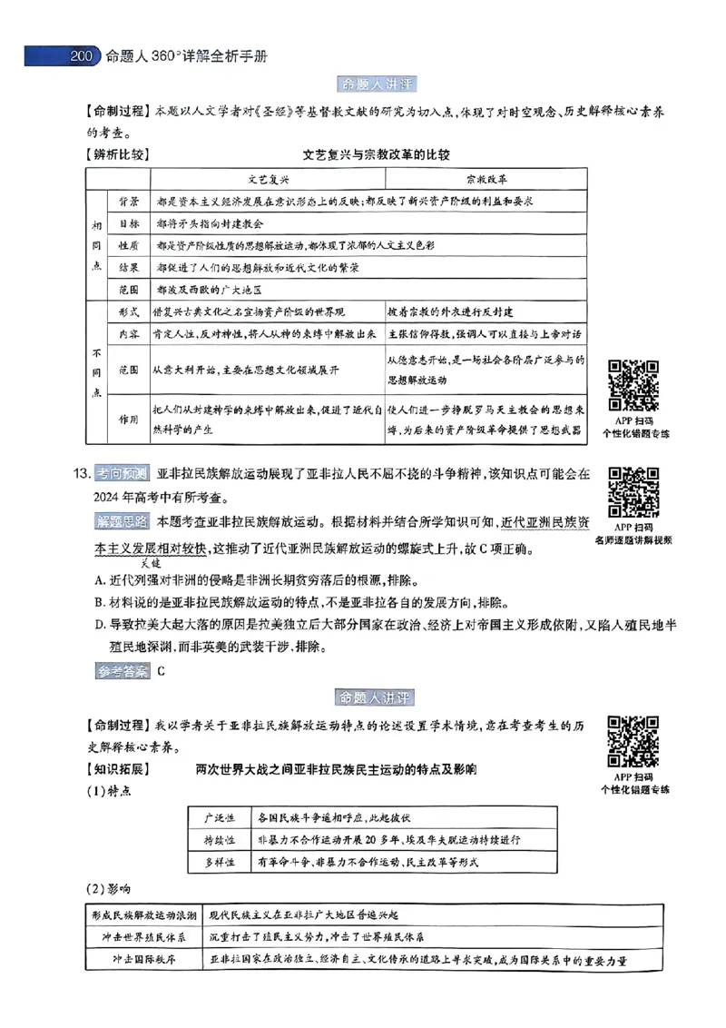 历史AB答案_2024高考押题卷_12024天星全系列_@@@天星临考押题密卷汇总重复_2024年tx高考临考押题密卷湖南专版