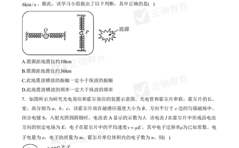 四月物理每周好题精选（第1周）_2024高考押题卷_152024其他平台全系列_资料2024版（名校︱机构）备考押题资料_（冲刺高考）正确云&middot;四月每周好题精选（第1周）