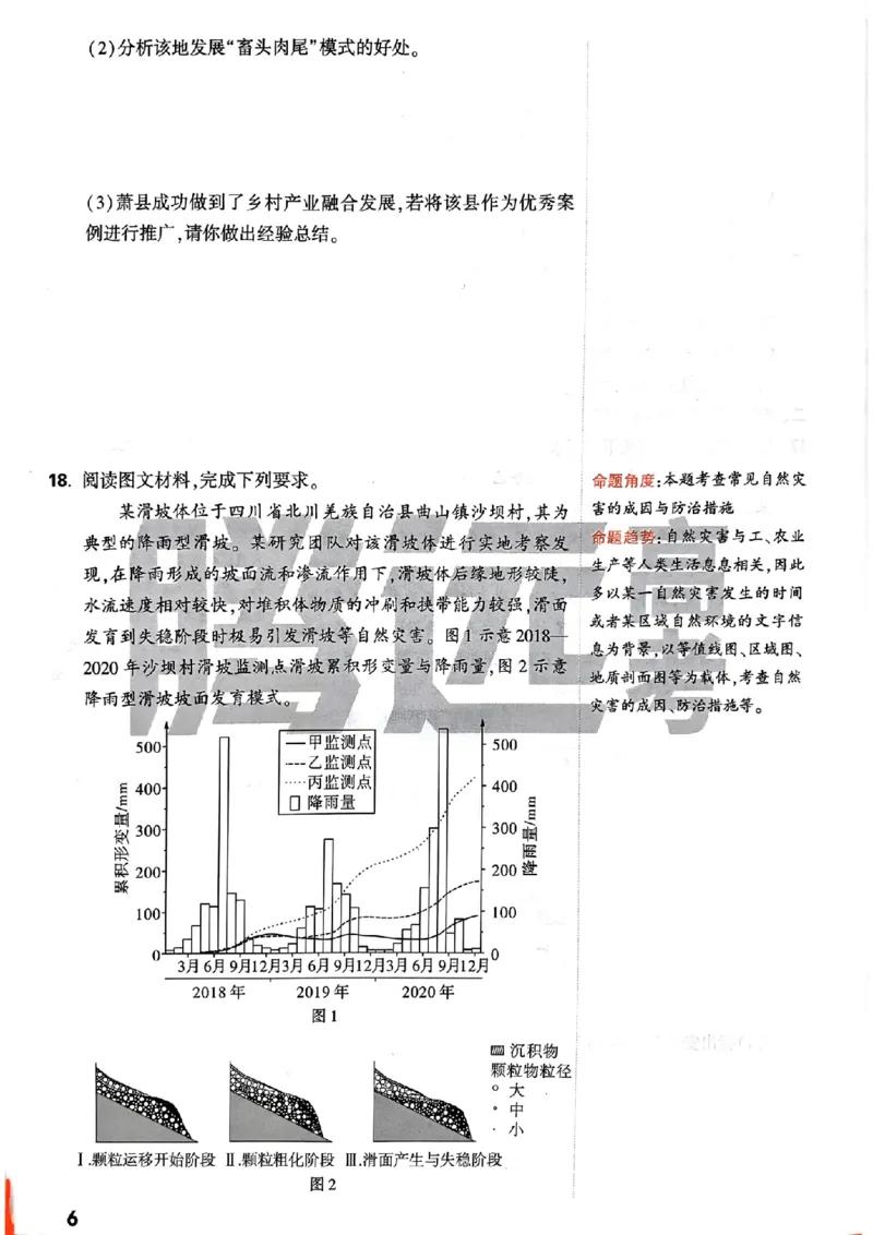 地理命题集+答案_2024高考押题卷_32024腾远黑白卷_2024腾远高考黑白卷（新课标卷）_命题集