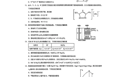 重庆市部分学校2026届高三9月开学调研考试化学试卷（康德卷）化学试卷_2025年9月_250905重庆市康德教育2026年普通高等学校招生全国统一考试9月调研测试（全科）