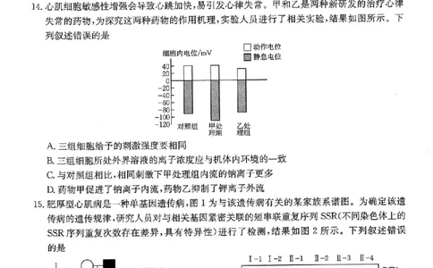 重庆市金太阳好教育联盟2026届高三9月开学联考（26-12C）生物_2025年9月_250914重庆市金太阳好教育联盟2026届高三9月开学联考（26-12C）（全科）