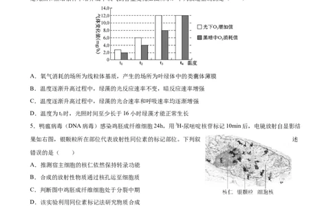 生物（北京卷）（考试版）_2024届新高三开学摸底考试卷_生物-2024届新高三开学摸底考试卷_生物-2024届新高三开学摸底考试卷（北京卷）