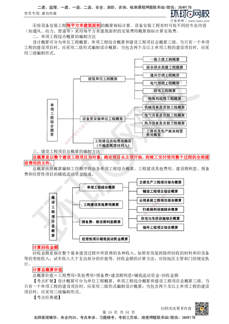 HQ-经济-精选考点_2026年一级建造师_2026年一建经济_2025年一建经济SVIP_01-精华文档✿电子教材✿历年真题_30-经济《精选考点》HQ