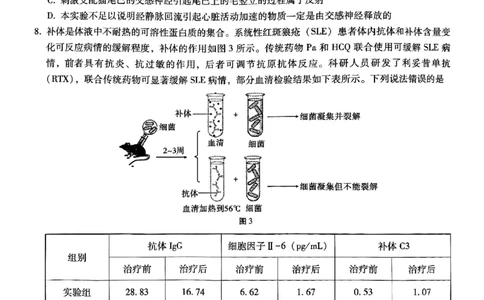 重庆市巴蜀中学2025届高考适应性月考卷（九）生物_2025年5月_250526重庆市巴蜀中学2025届高考适应性月考卷（九）（全科）