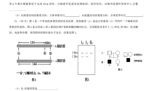 2013年高考生物试卷（安徽）（空白卷）_生物历年高考真题_新&middot;PDF版2008-2025&middot;高考生物真题_生物（按年份分类）2008-2025_2013&middot;高考生物真题