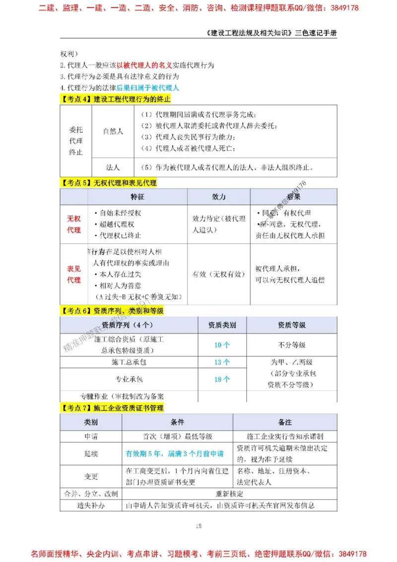 2026年二级建造师《建设工程法规及相关知识》三色速记手册--_2026二建全科_2026二级建造师（持续更新）看这里_2026二建法规SVIP_01-精华文档✿电子教材✿历年真题