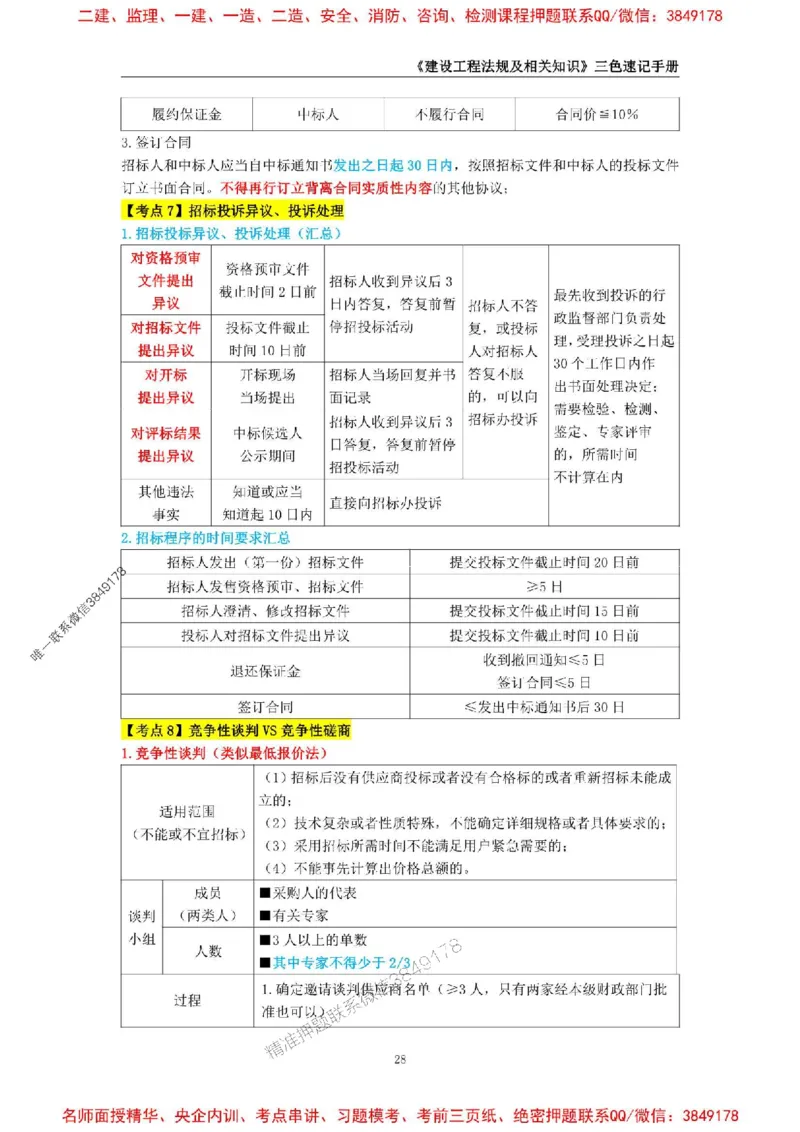 2026年二级建造师《建设工程法规及相关知识》三色速记手册--_2026二建全科_2026二级建造师（持续更新）看这里_2026二建法规SVIP_01-精华文档✿电子教材✿历年真题
