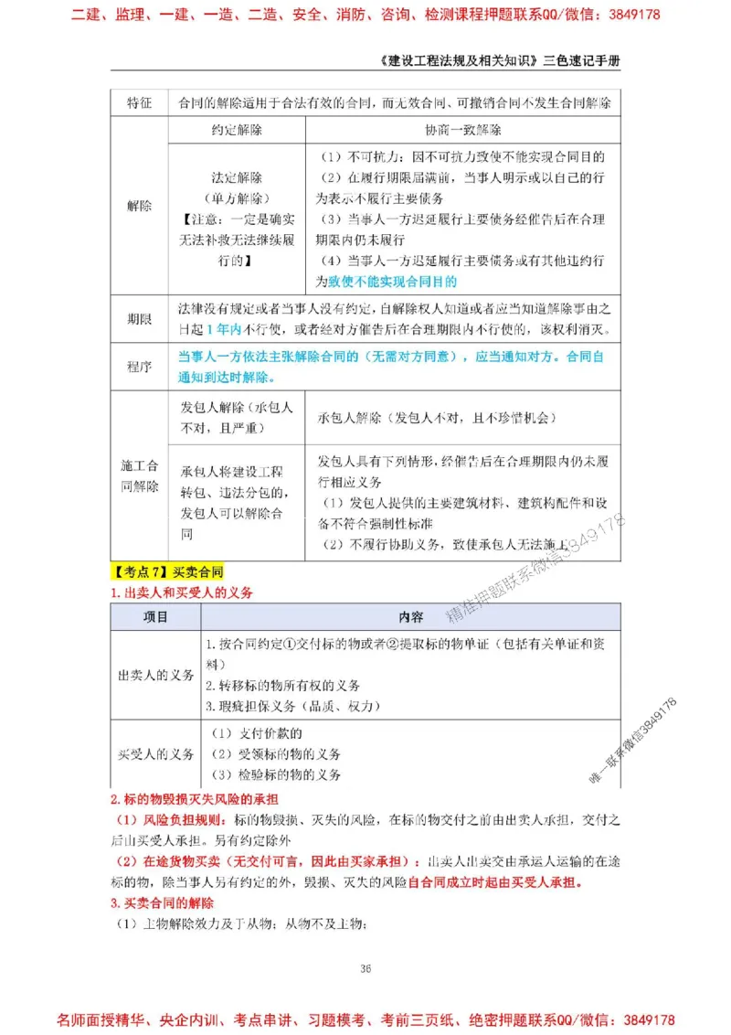 2026年二级建造师《建设工程法规及相关知识》三色速记手册--_2026二建全科_2026二级建造师（持续更新）看这里_2026二建法规SVIP_01-精华文档✿电子教材✿历年真题