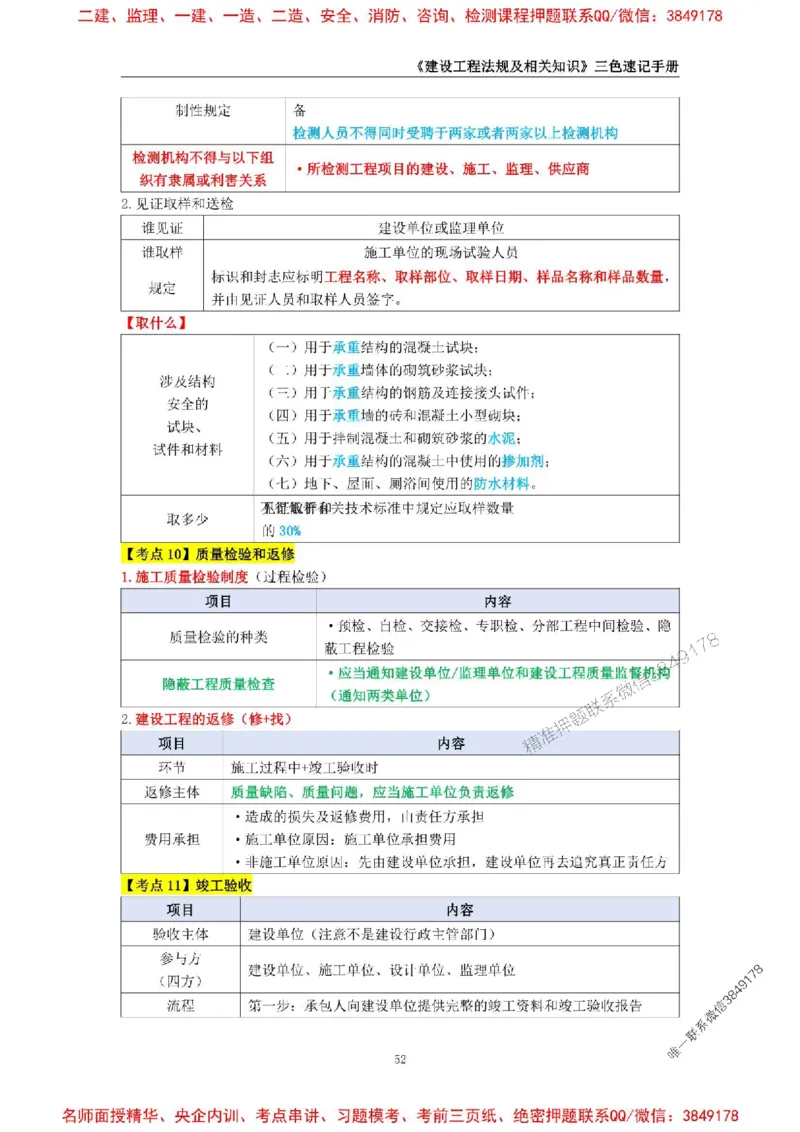 2026年二级建造师《建设工程法规及相关知识》三色速记手册--_2026二建全科_2026二级建造师（持续更新）看这里_2026二建法规SVIP_01-精华文档✿电子教材✿历年真题