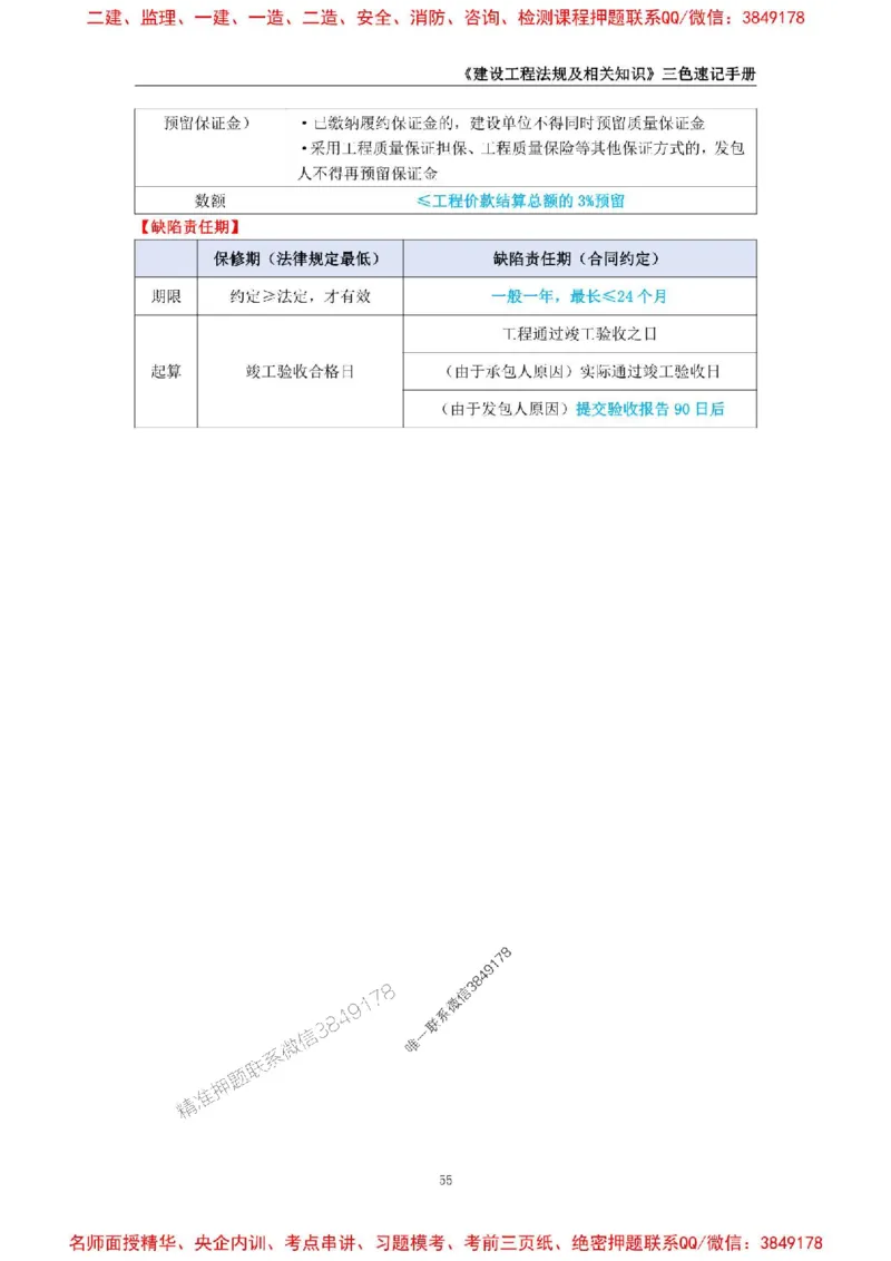 2026年二级建造师《建设工程法规及相关知识》三色速记手册--_2026二建全科_2026二级建造师（持续更新）看这里_2026二建法规SVIP_01-精华文档✿电子教材✿历年真题