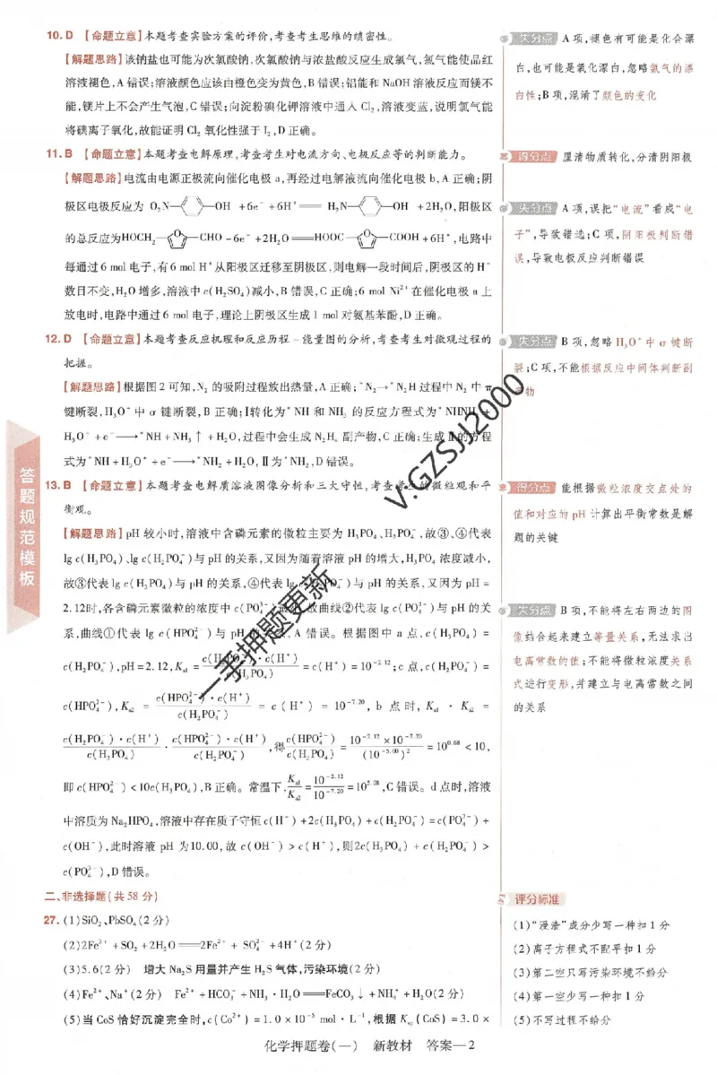 天星教育2024新教材高考最后一卷化学延边教育出版社六维解析册_2024高考押题卷_12024天星全系列_tx《金k卷&middot;最后一卷》（9科全）_新高考新教材