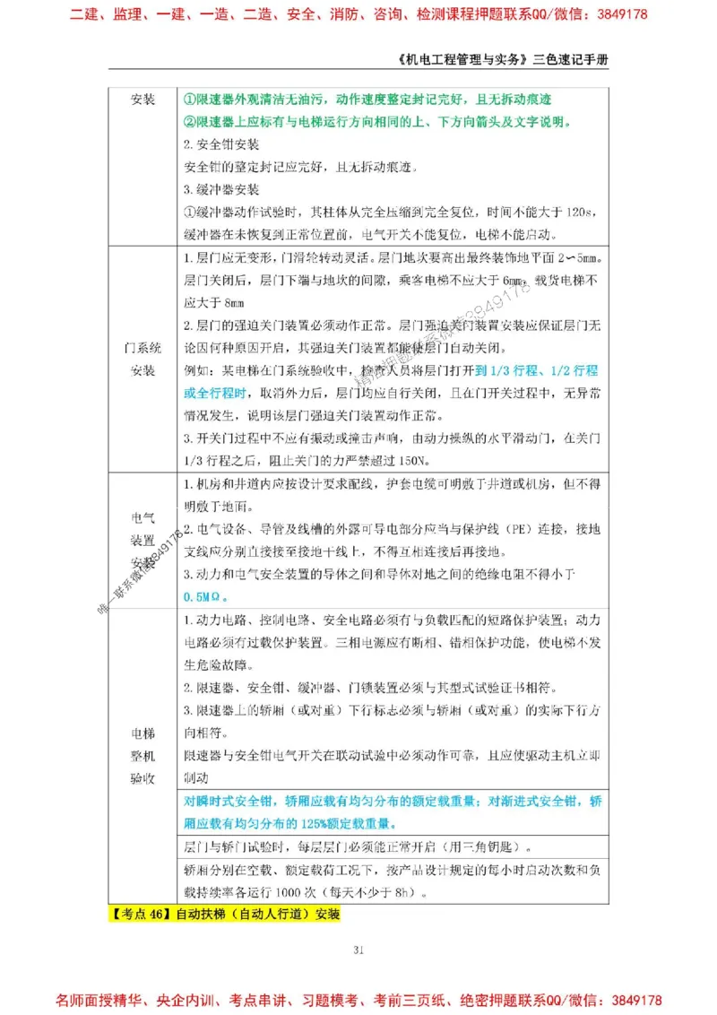 2026年二级建造师《机电工程管理与实务》三色速记手册--_2026二建全科_2026二级建造师（持续更新）看这里_2026二建机电SVIP_01-精华文档✿电子教材✿历年真题