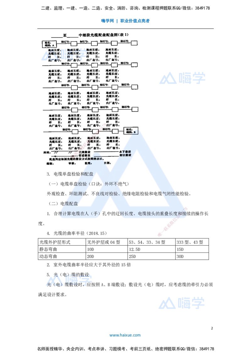 22.2025杨鹏-名师精讲通关-第二章（22）2.5.1线路工程施工通用技术2_2026年一级建造师_2026年一建通信_2025年一建通信SVIP_02-基础精讲✿高端面授✿深度强化_讲义