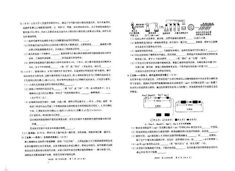 内蒙古赤峰市2023-2024学年高三上学期10月一轮复习联考生物(1)_2023年10月_0210月合集_2024届内蒙古赤峰市高三上学期10月一轮复习联考_内蒙古赤峰市2024届高三上学期10月一轮复习联考生物