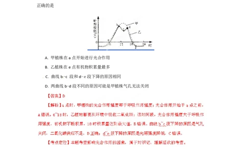 2012年高考生物试卷（山东）（解析卷）_生物历年高考真题_新&middot;PDF版2008-2025&middot;高考生物真题_生物（按年份分类）2008-2025_2012&middot;高考生物真题
