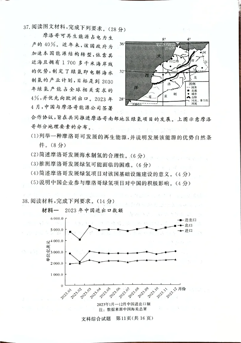 2024届湘豫名校高三下学期考前保温卷文综试题_2024年6月(1)_01按日期_01号_2024届湘豫名校联考高三下学期考前保温_2024届湘豫名校联考高三下学期考前保温文综试题