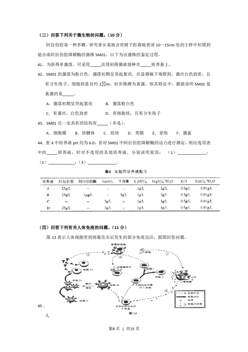 2013年高考生物试卷（上海）（空白卷）_生物历年高考真题_新&middot;PDF版2008-2025&middot;高考生物真题_生物（按试卷类型分类）2008-2025_自主命题卷&middot;生物（2008-2025）_上海自主命题&middot;生物（2008-2022）