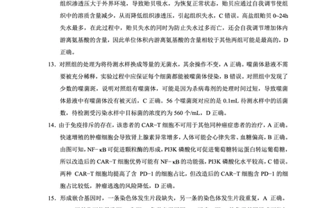 重庆市第八中学2025届高三5月适应性月考卷（七）生物答案_2025年5月_250515重庆市第八中学2025届高三5月适应性月考卷（七）（全科）