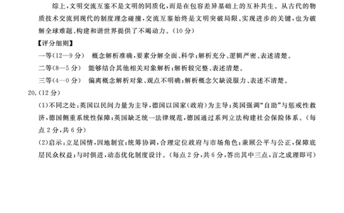 湛江市2026年普通高考测试（一）历史答案(1)_2026年1月_260128广东省湛江市高三年级2026年高考测试（一）(湛江一模)（全科）_2026届湛江市高三上学期普通高考测试（一）历史试题含答案