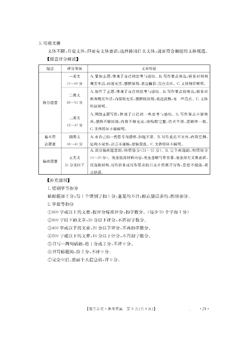金太阳&middot;江西省2026届高三上学期8月百万大联考（26-1001C）语文答案_2025年9月_250901金太阳&middot;江西省2026届高三上学期8月百万大联考（26-1001C）（全科）