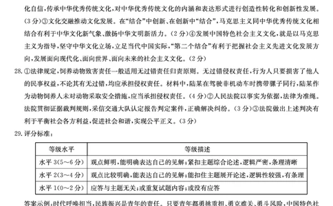 243023D-政治DAZQ_2023年9月_01每日更新_14号_2024届河南省TOP二十名校高三上学期调研考试（二）_河南省TOP二十名校2024届高三上学期调研考试（二）政治