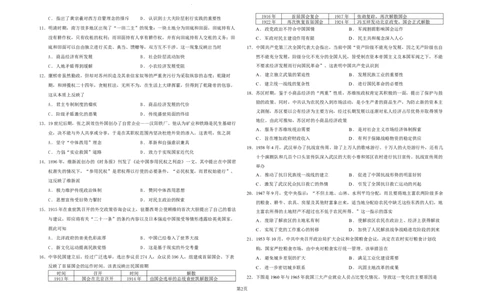 常德市一中2024届高三第二次月考历史试卷_2023年8月_01每日更新_18号_2024届湖南省常德市第一中学高三上学期第二次月考_湖南省常德市第一中学2024届高三上学期第二次月考历史