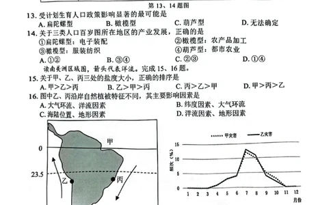 2022-09-01高三地理七彩阳光_2023年7月_01每日更新_31号_2023届浙江省七彩阳光新高考研究联盟高三上学期返校联考_浙江省七彩阳光新高考研究联盟2022-2023学年高三上学期返校联考地理