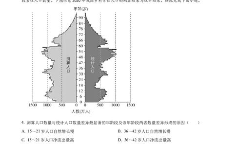 2024年湖南省高考地理真题（解析版）_高考真题全网收集_地理_2024年新高考湖南卷地理高考真题解析（参考版）