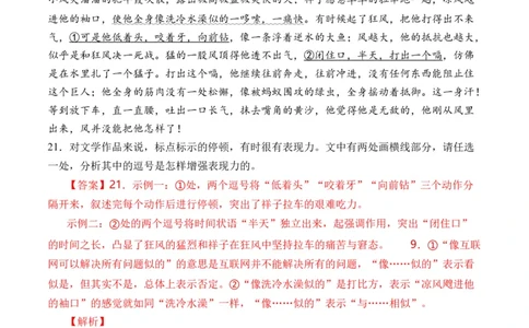 专题17语言文字运用（标点类）-十年（2014-2023）高考语文真题分项汇编（全国通用）（解析卷）_近10年高考真题汇编（必刷）_十年（2014-2024）高考语文真题分项汇编（全国通用）