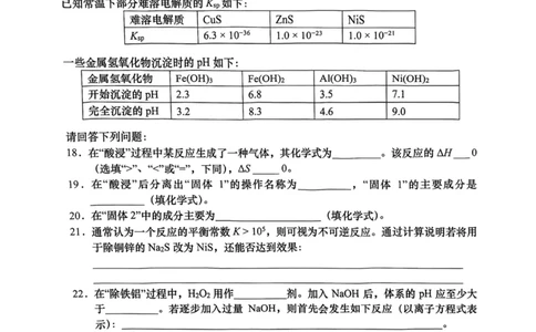 上海市上海交通大学附属中学2023-2024学年高三上学期摸底考试化学试题(1)_2023年9月_029月合集_2024届上海市上海交通大学附属中学高三上学期摸底考试